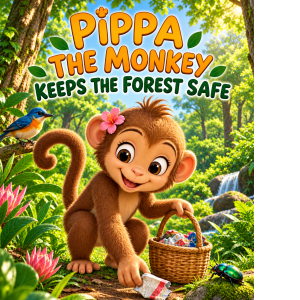 Pippa the monkey keep forest safe