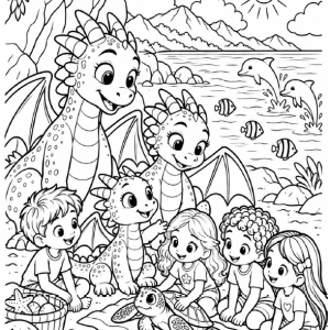 “A colouring book based on the children’s book Hailey the Friendly Dragon.”