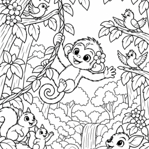 Pippa the Monkey keep Forest Safe