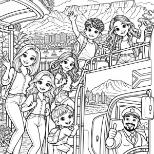 Fun Through Cape Town Colouring Book